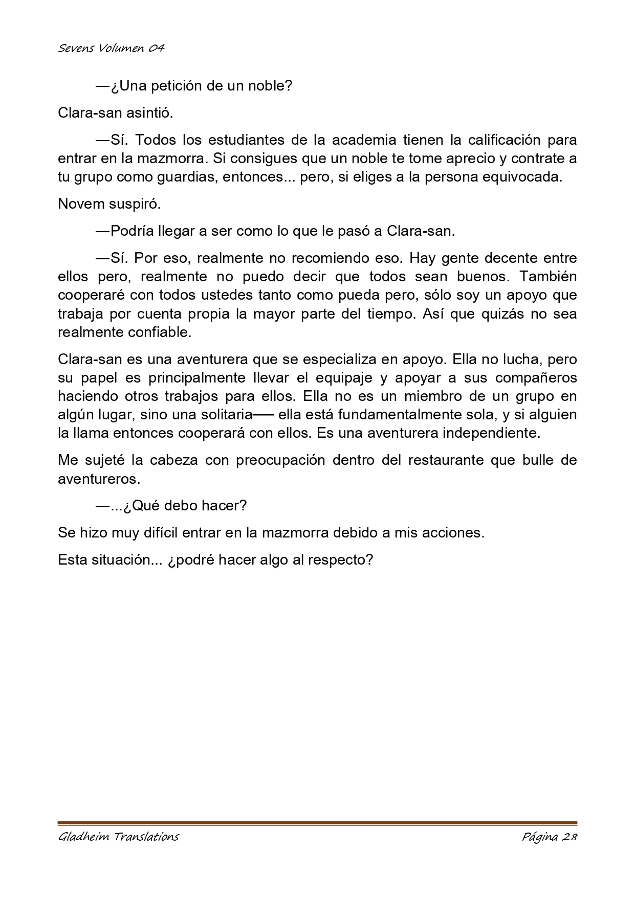 Página 28 del Manga