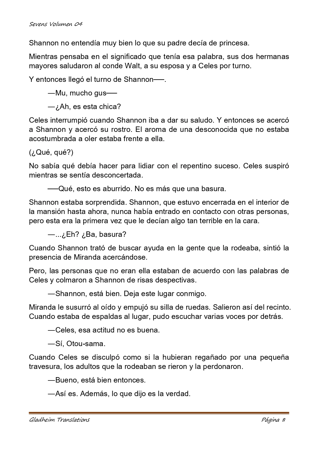 Página 8 del Manga