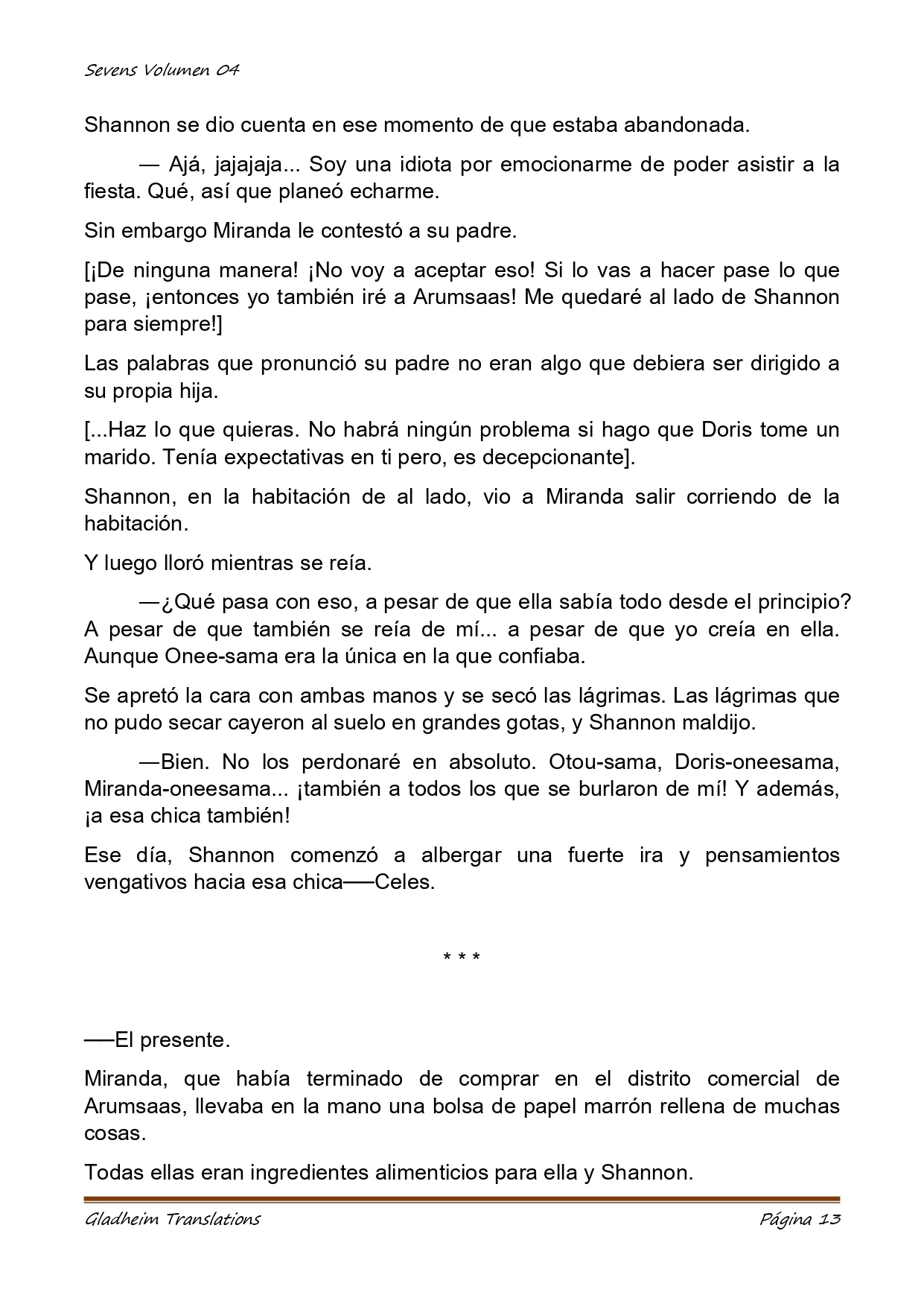 Página 13 del Manga