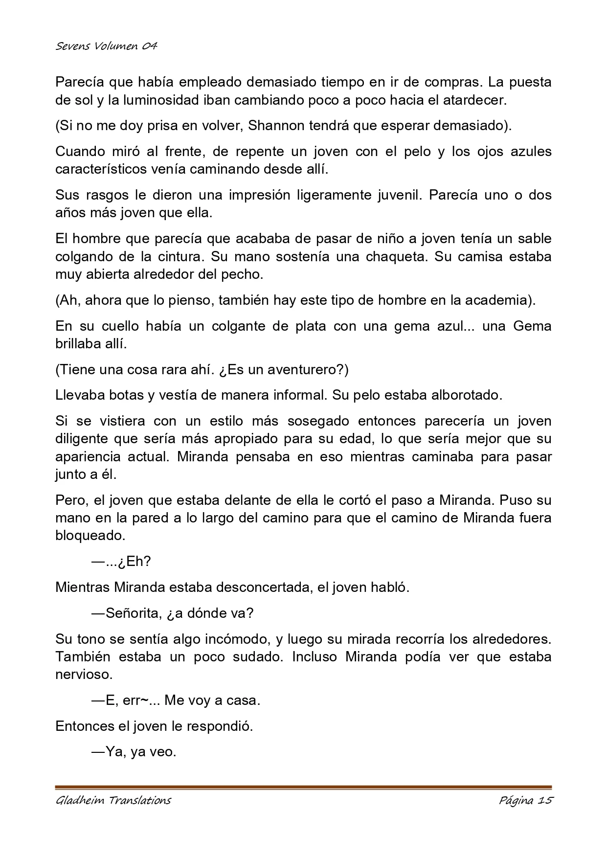 Página 15 del Manga