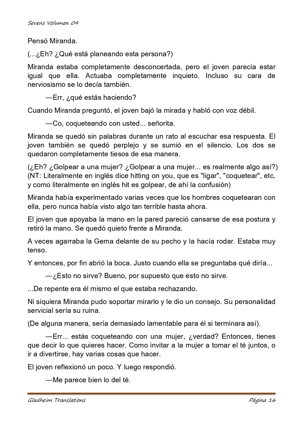 Página 16 del Manga