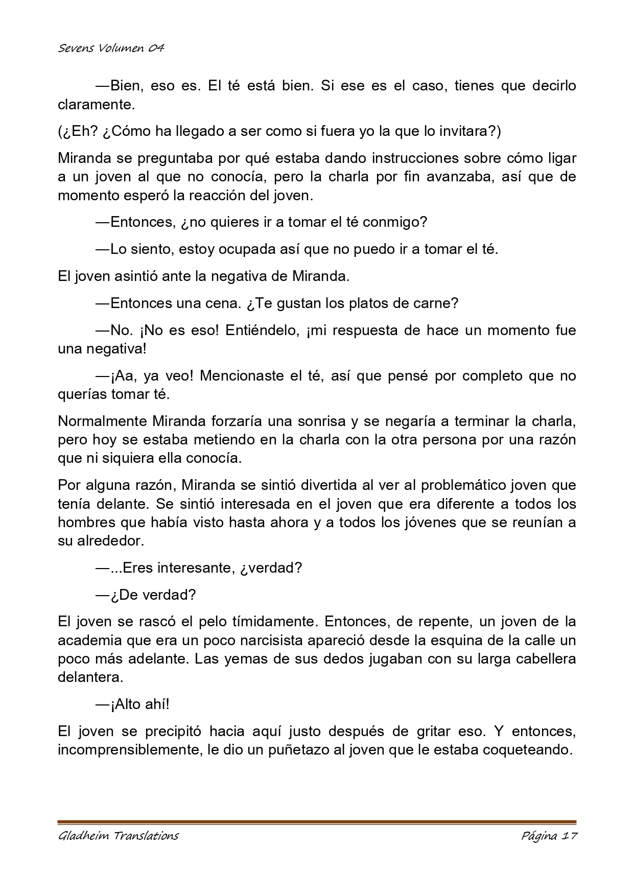 Página 17 del Manga