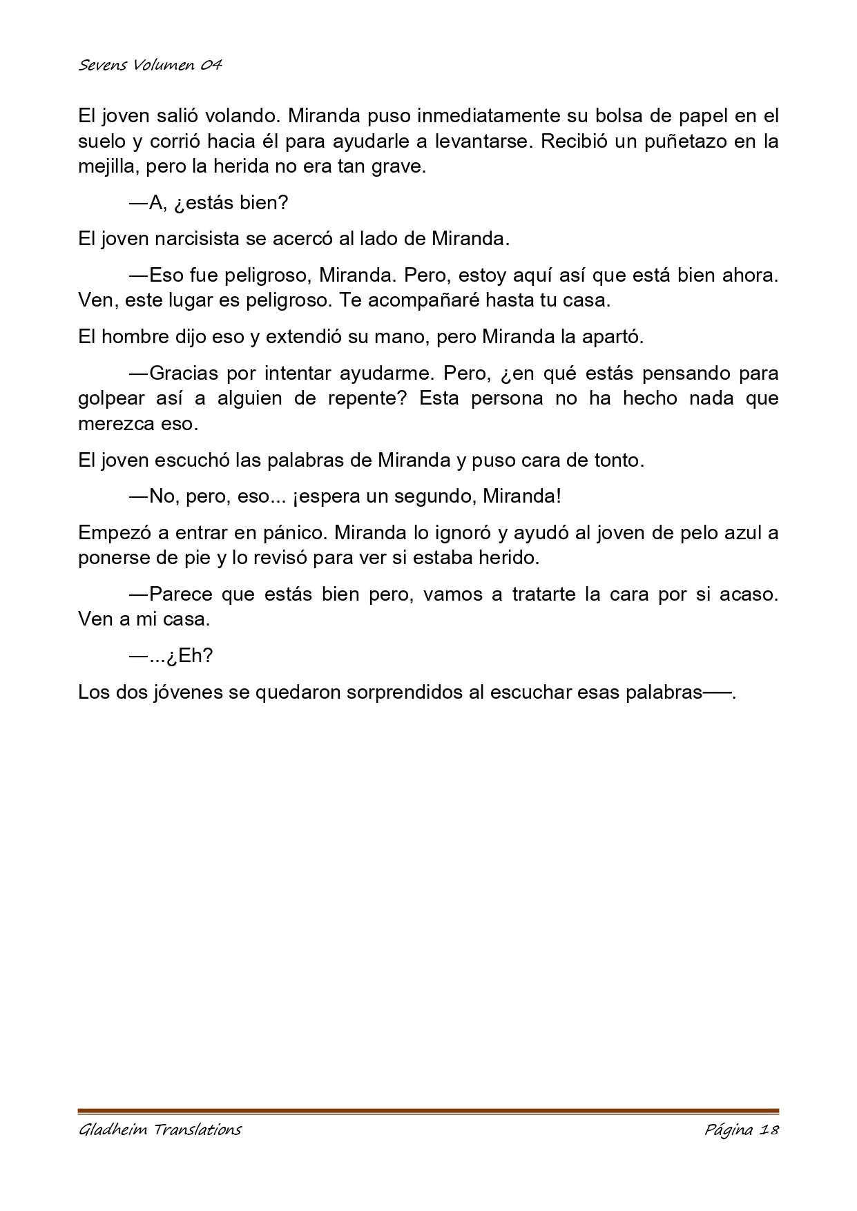 Página 18 del Manga