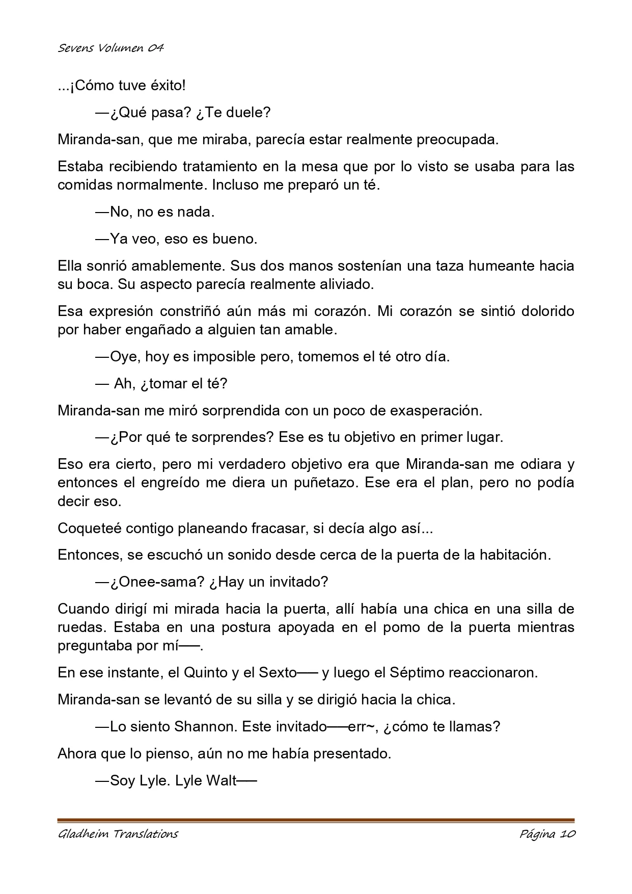 Página 10 del Manga