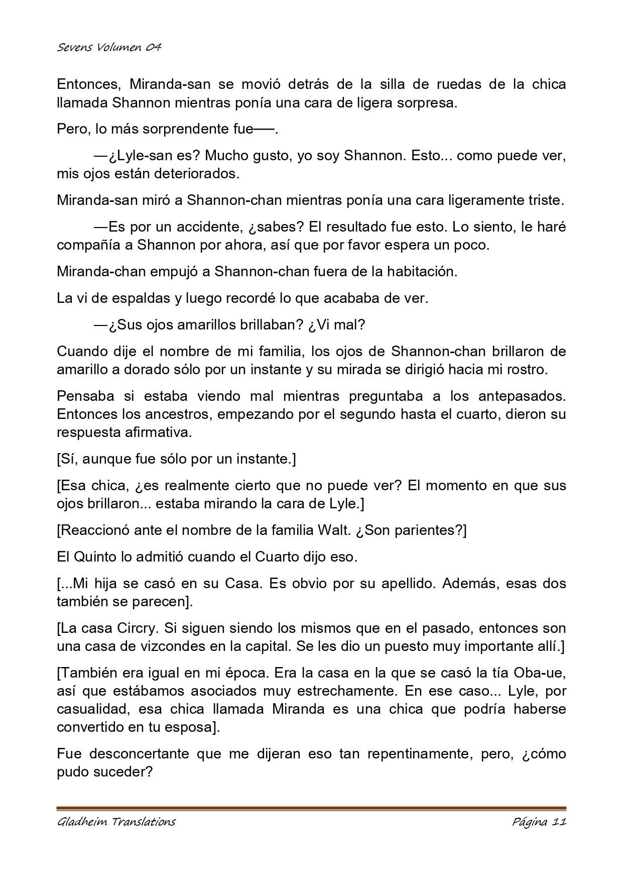 Página 11 del Manga