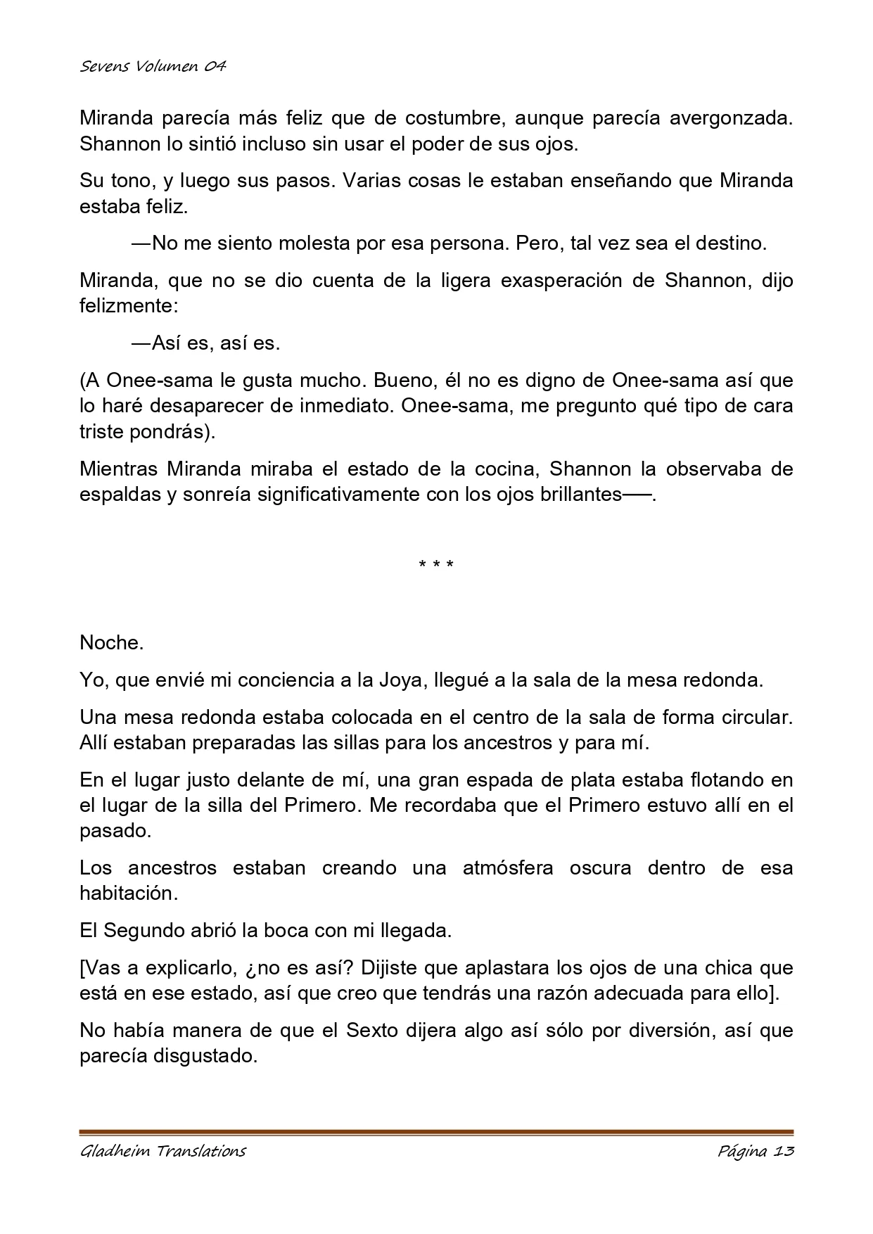 Página 13 del Manga