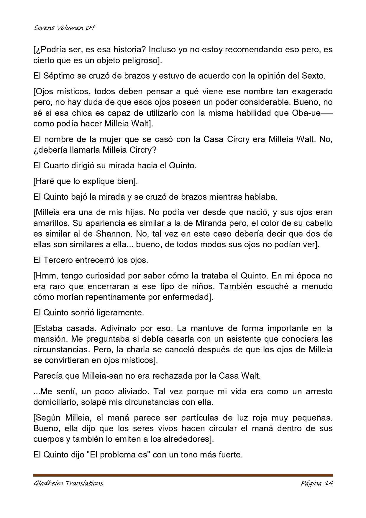 Página 14 del Manga