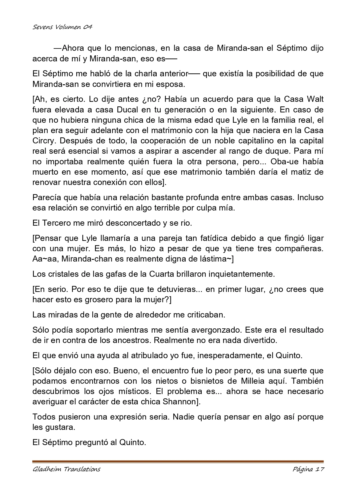 Página 17 del Manga