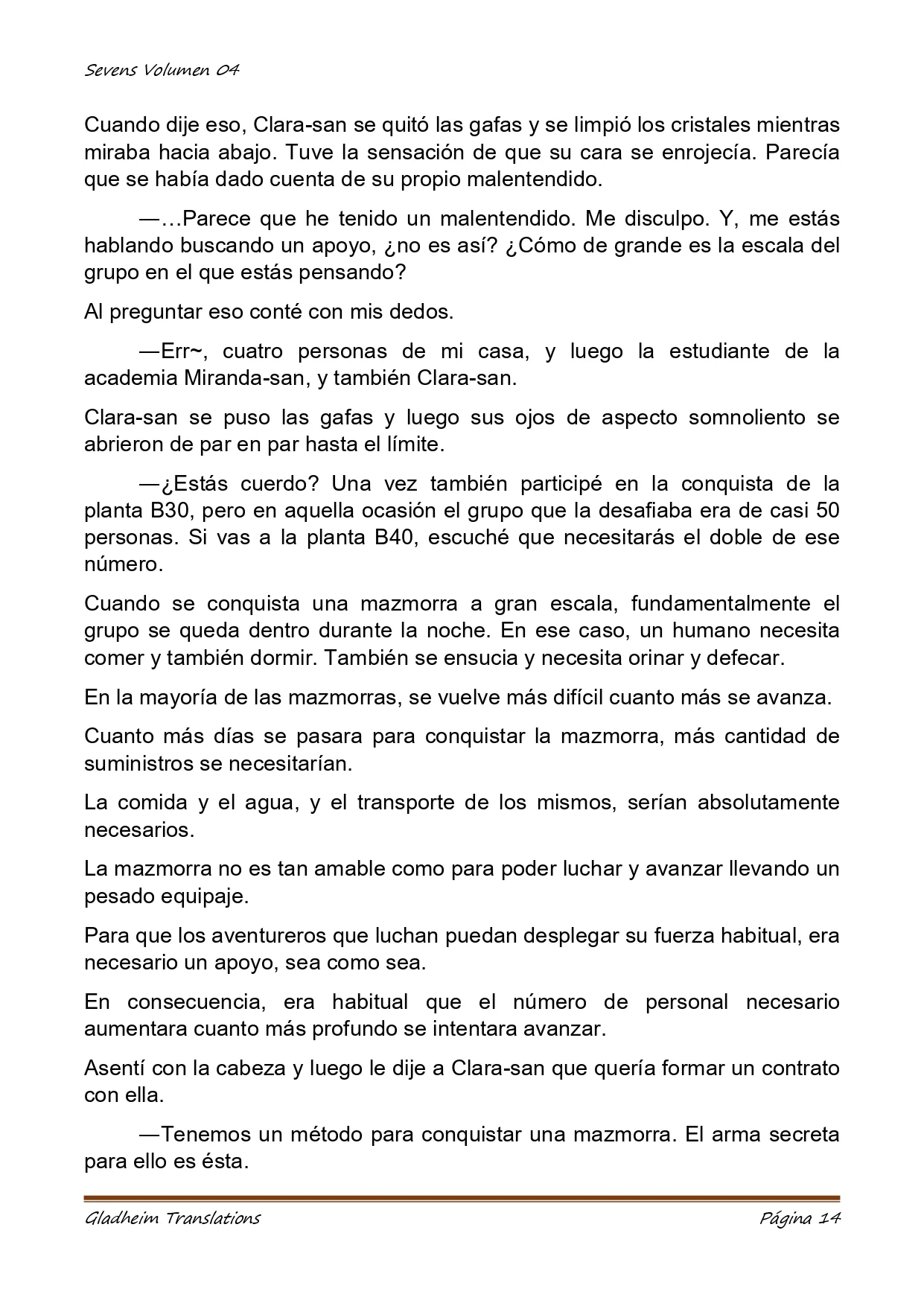 Página 14 del Manga