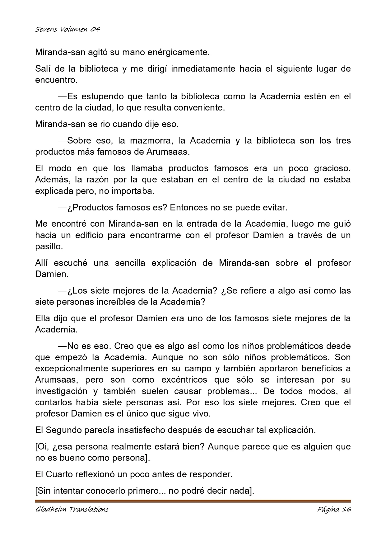 Página 16 del Manga