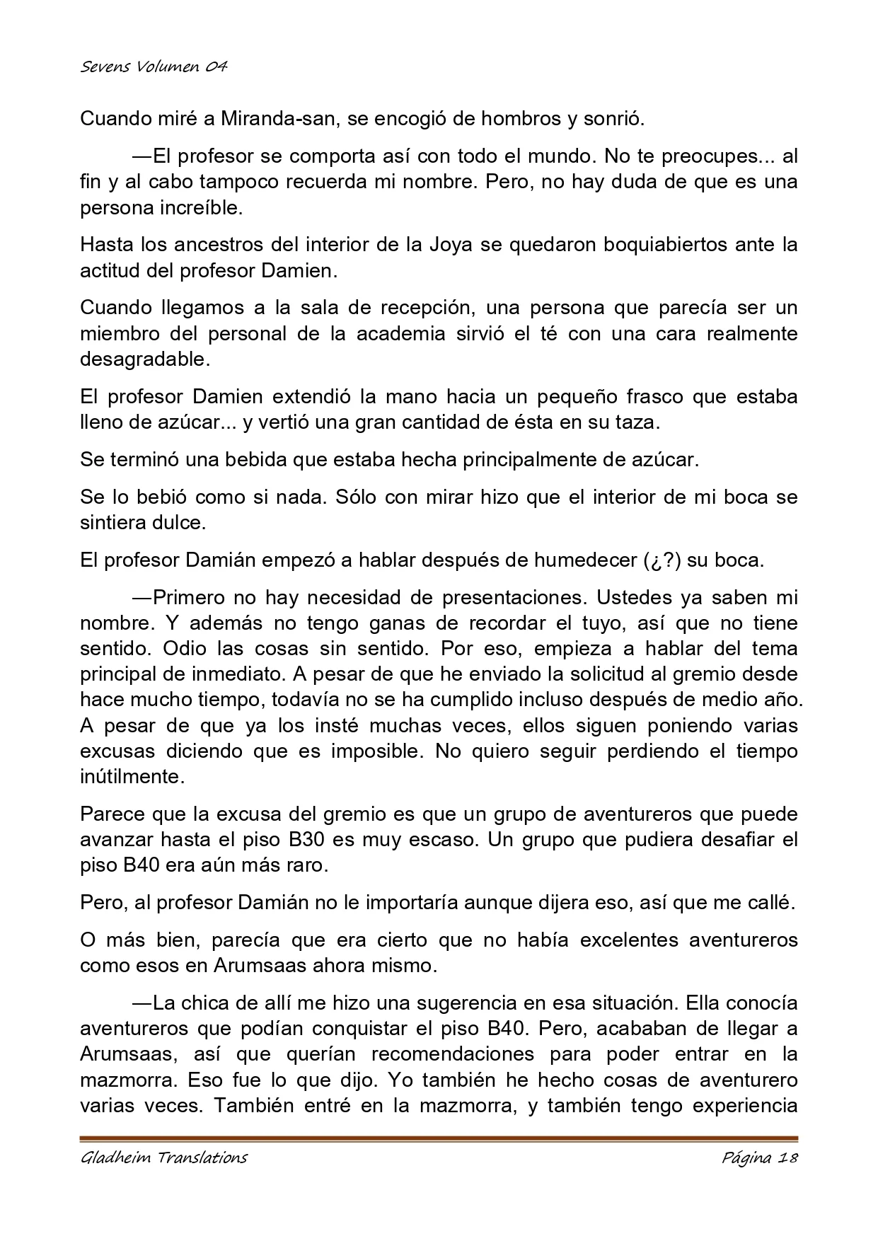 Página 18 del Manga