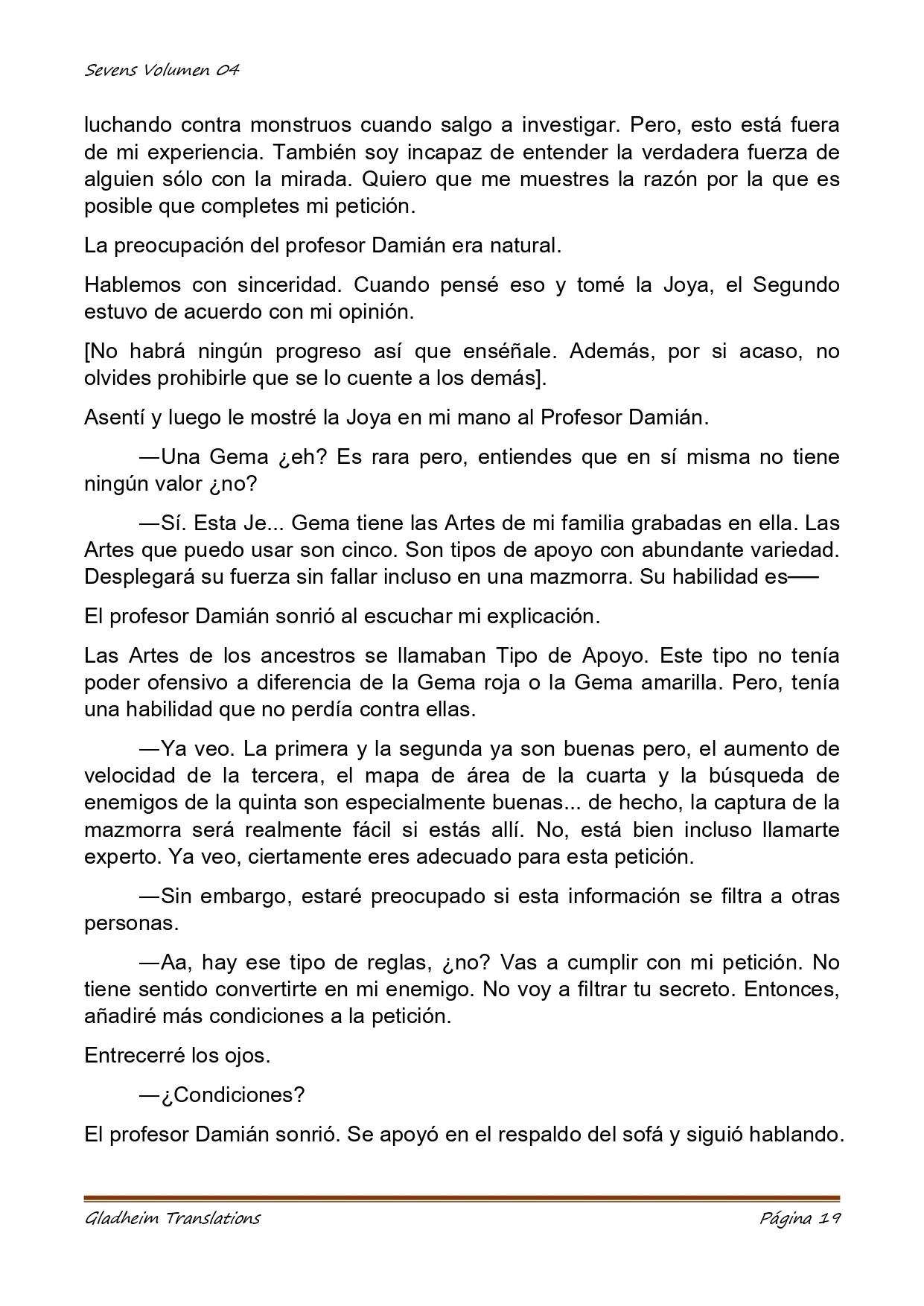 Página 19 del Manga