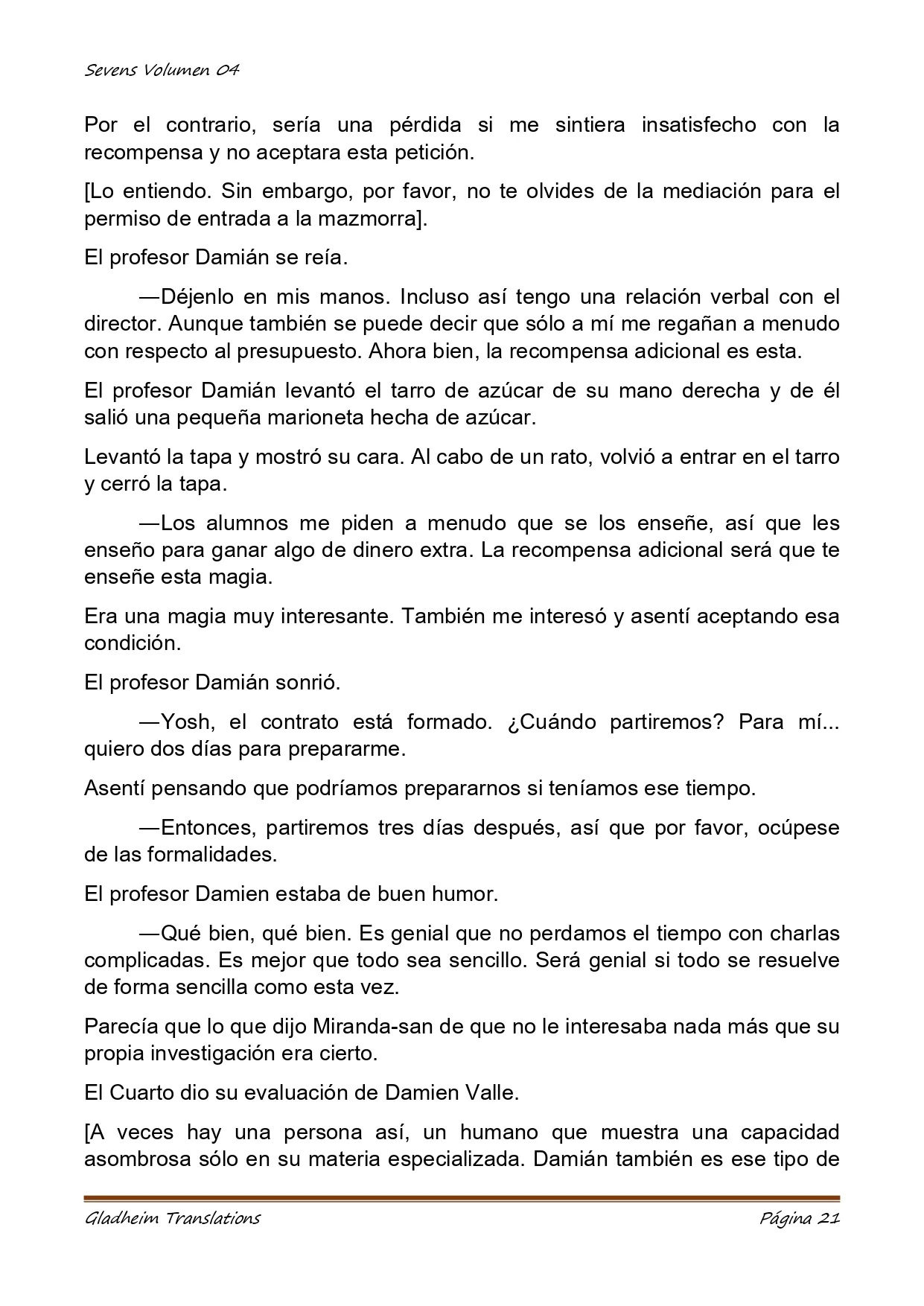 Página 21 del Manga