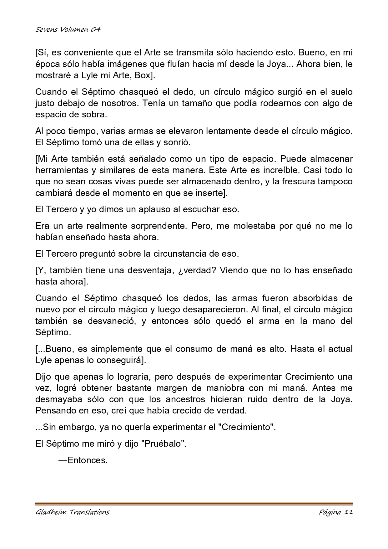 Página 11 del Manga