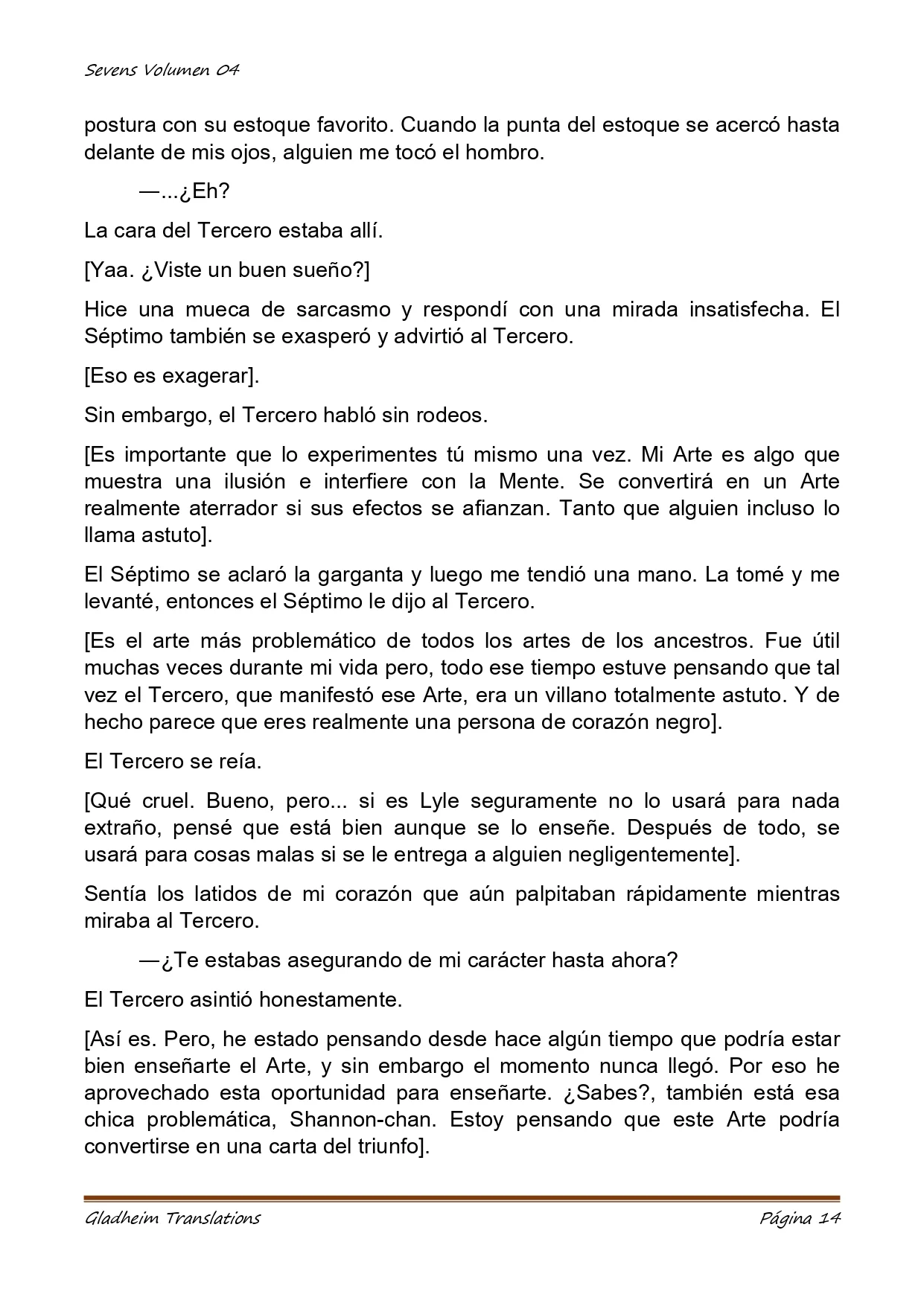 Página 14 del Manga