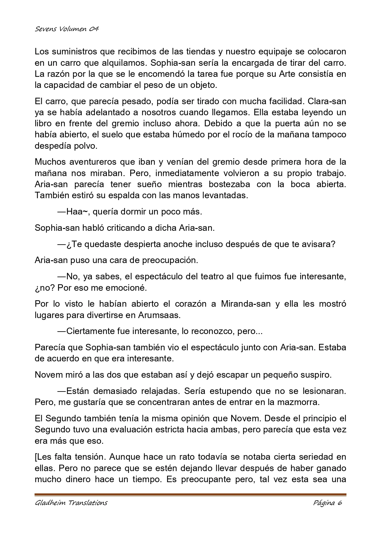 Página 6 del Manga