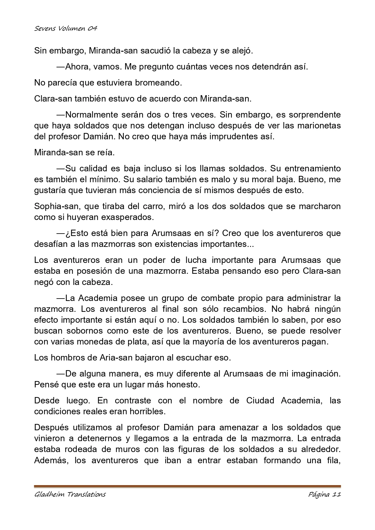 Página 11 del Manga