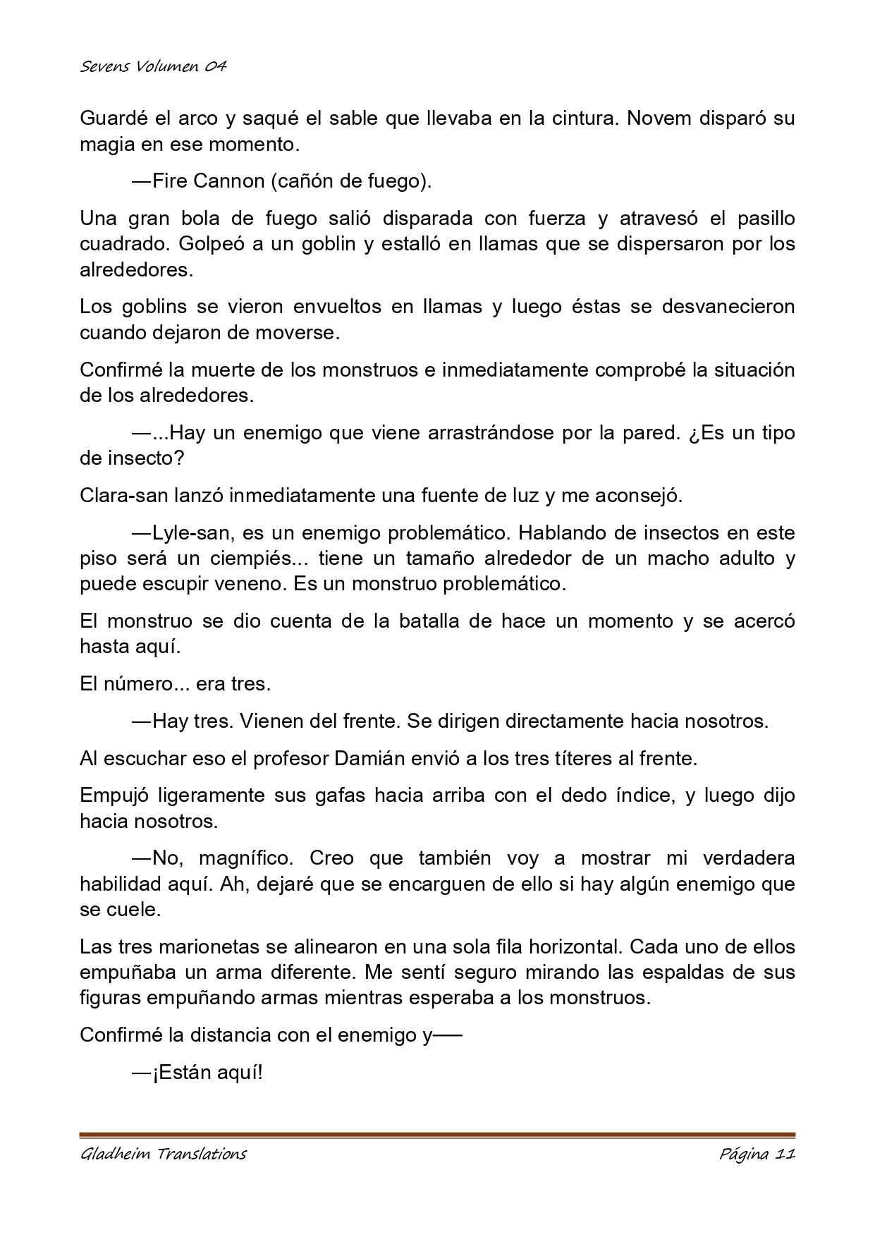 Página 11 del Manga