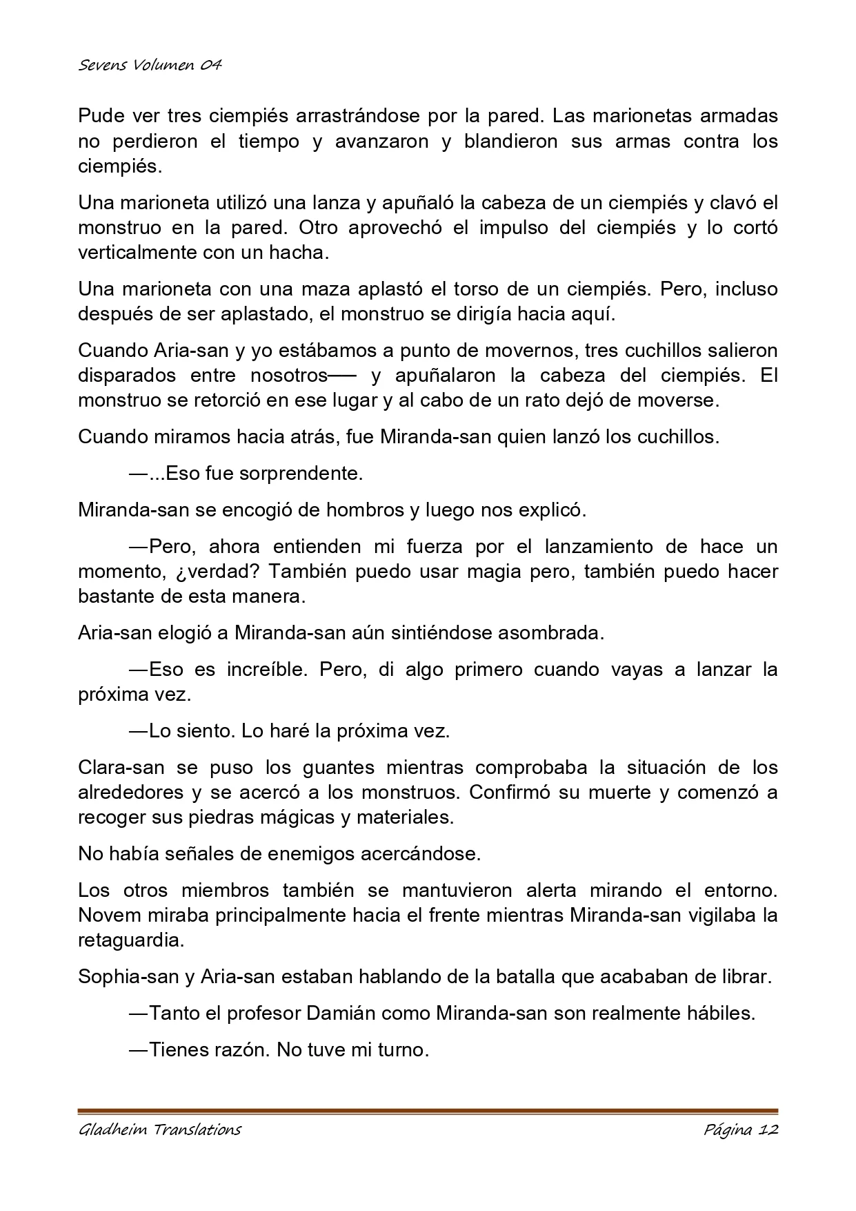 Página 12 del Manga