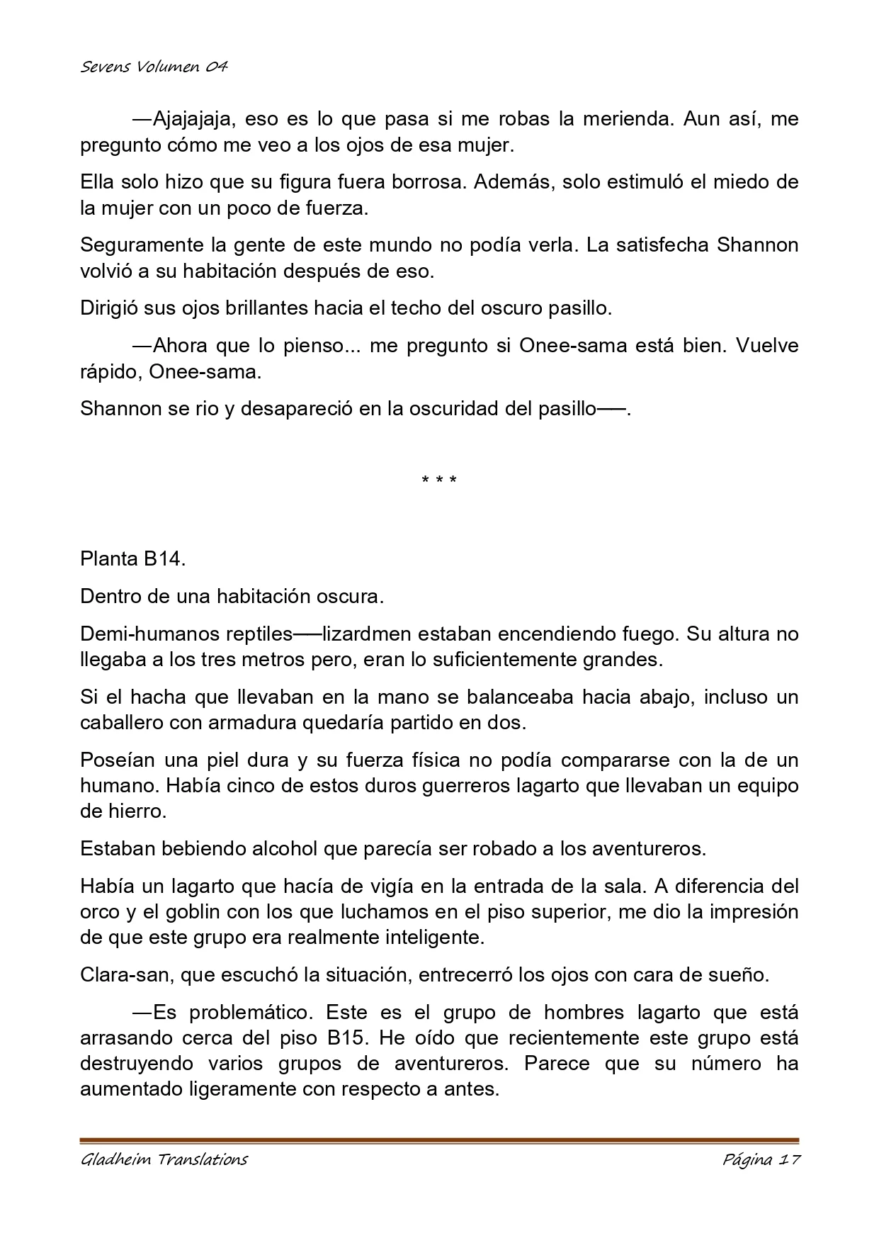 Página 17 del Manga