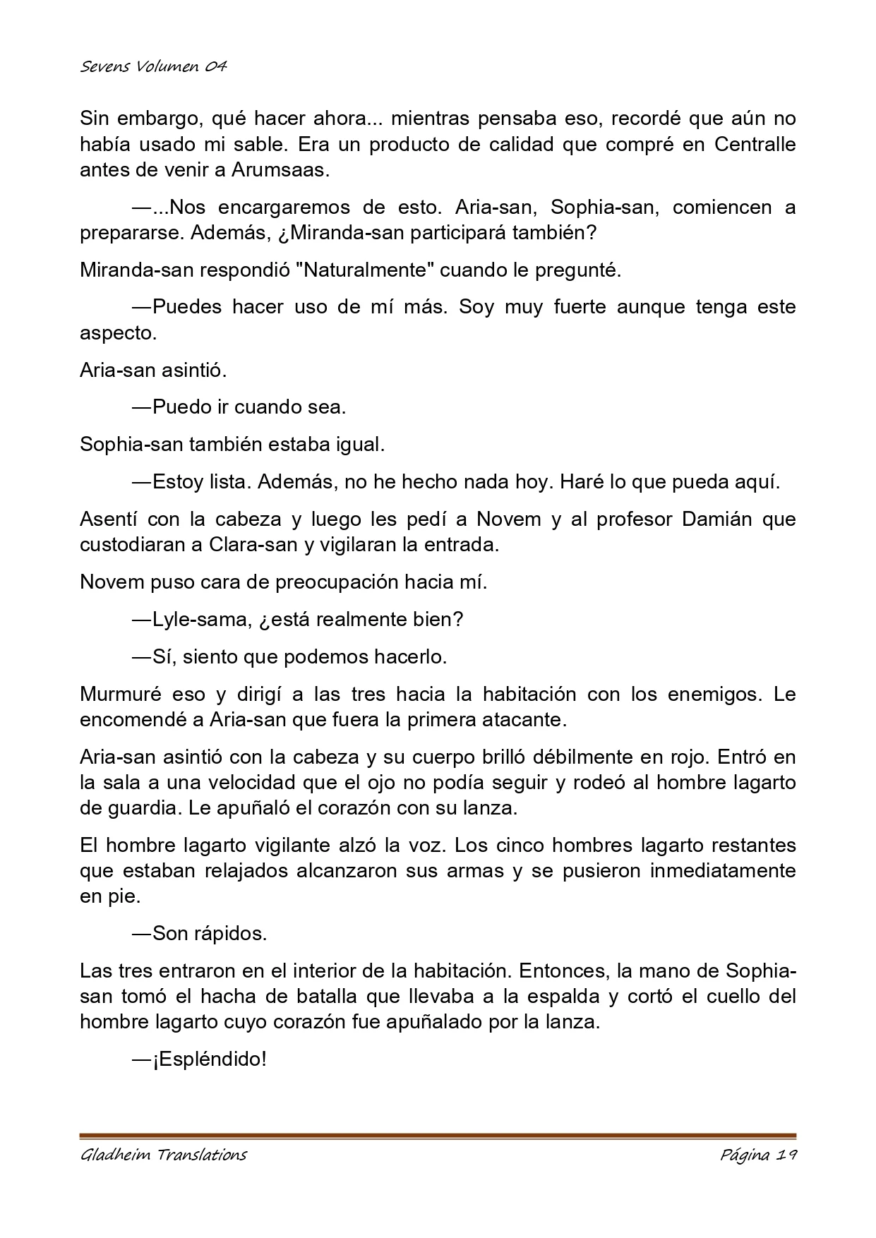 Página 19 del Manga