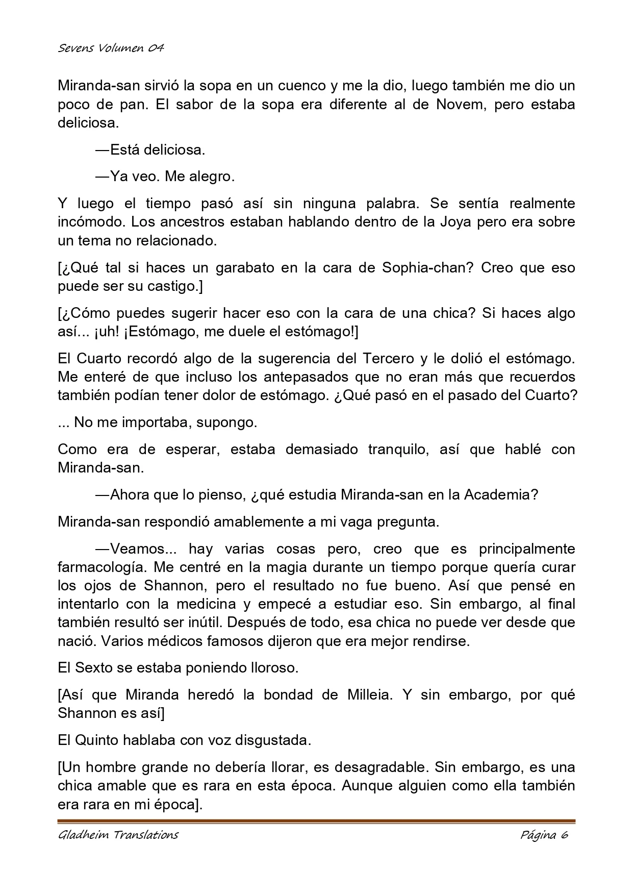 Página 6 del Manga