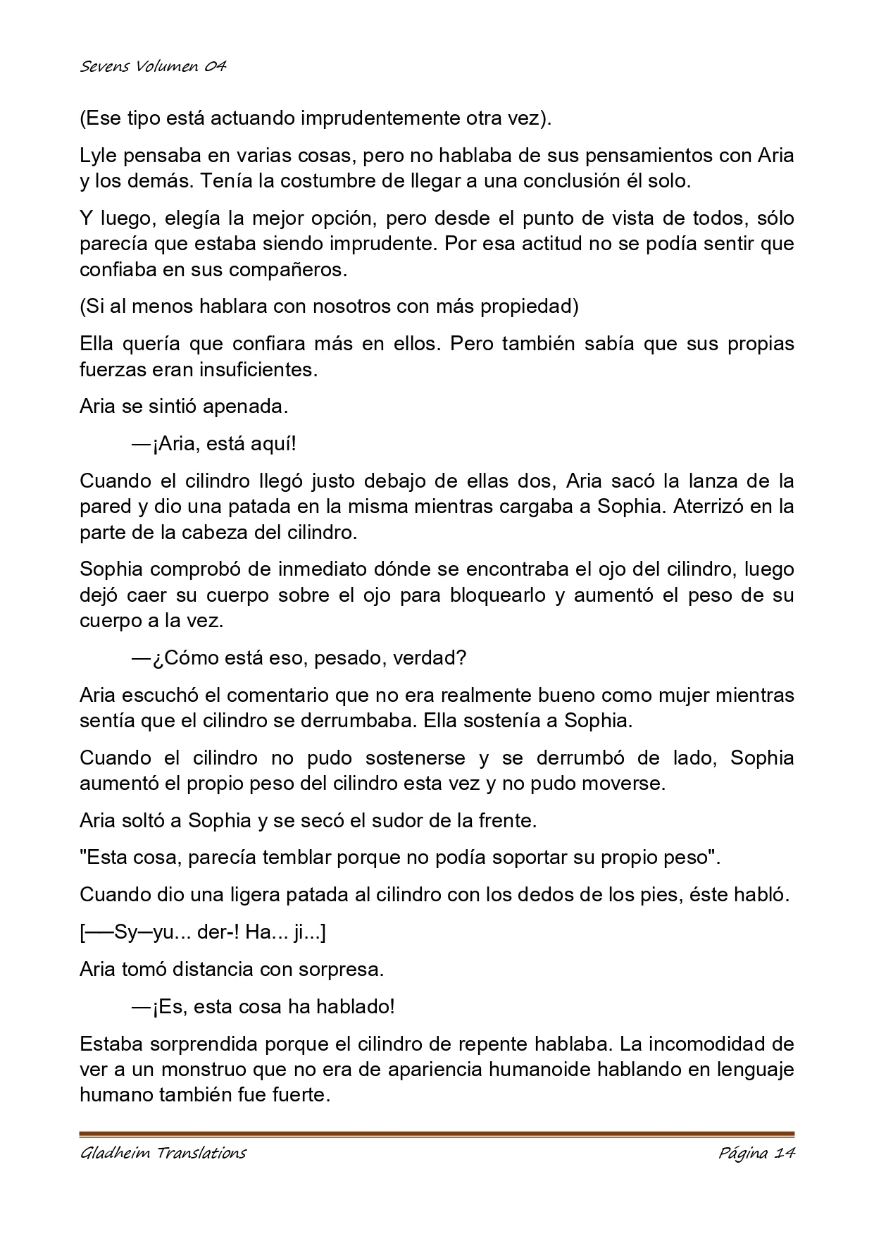 Página 14 del Manga