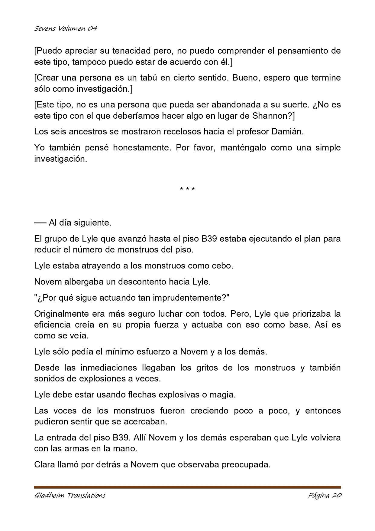 Página 20 del Manga