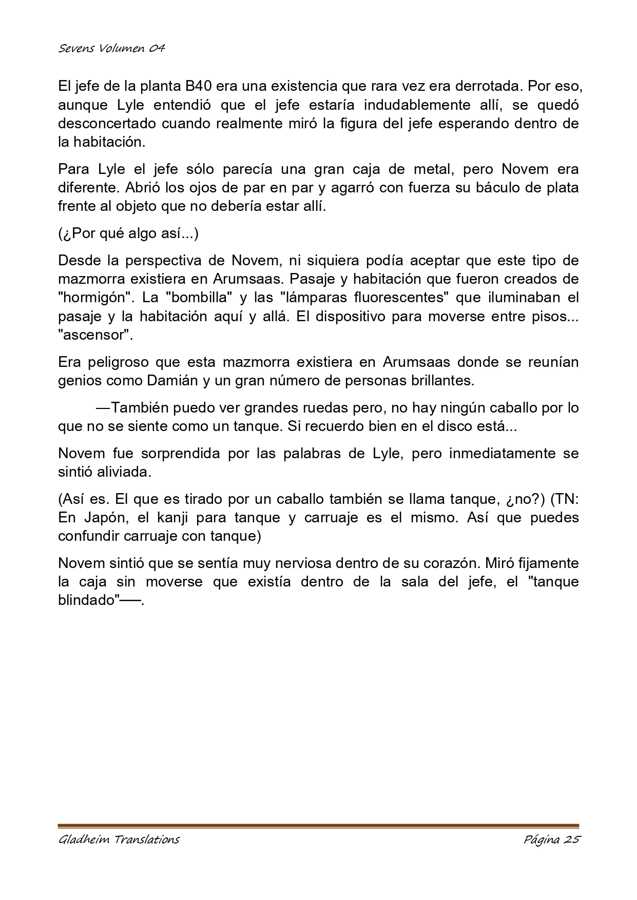 Página 25 del Manga