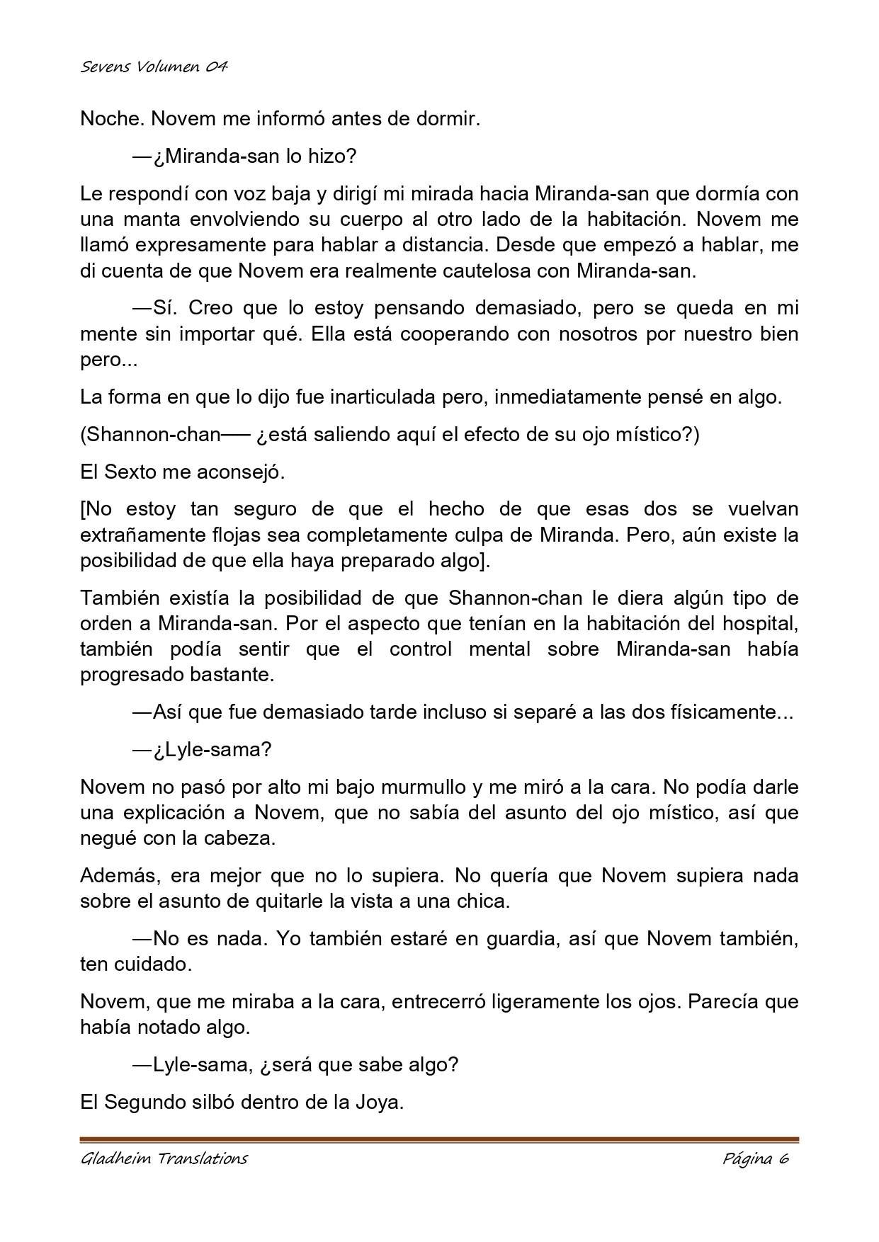 Página 6 del Manga
