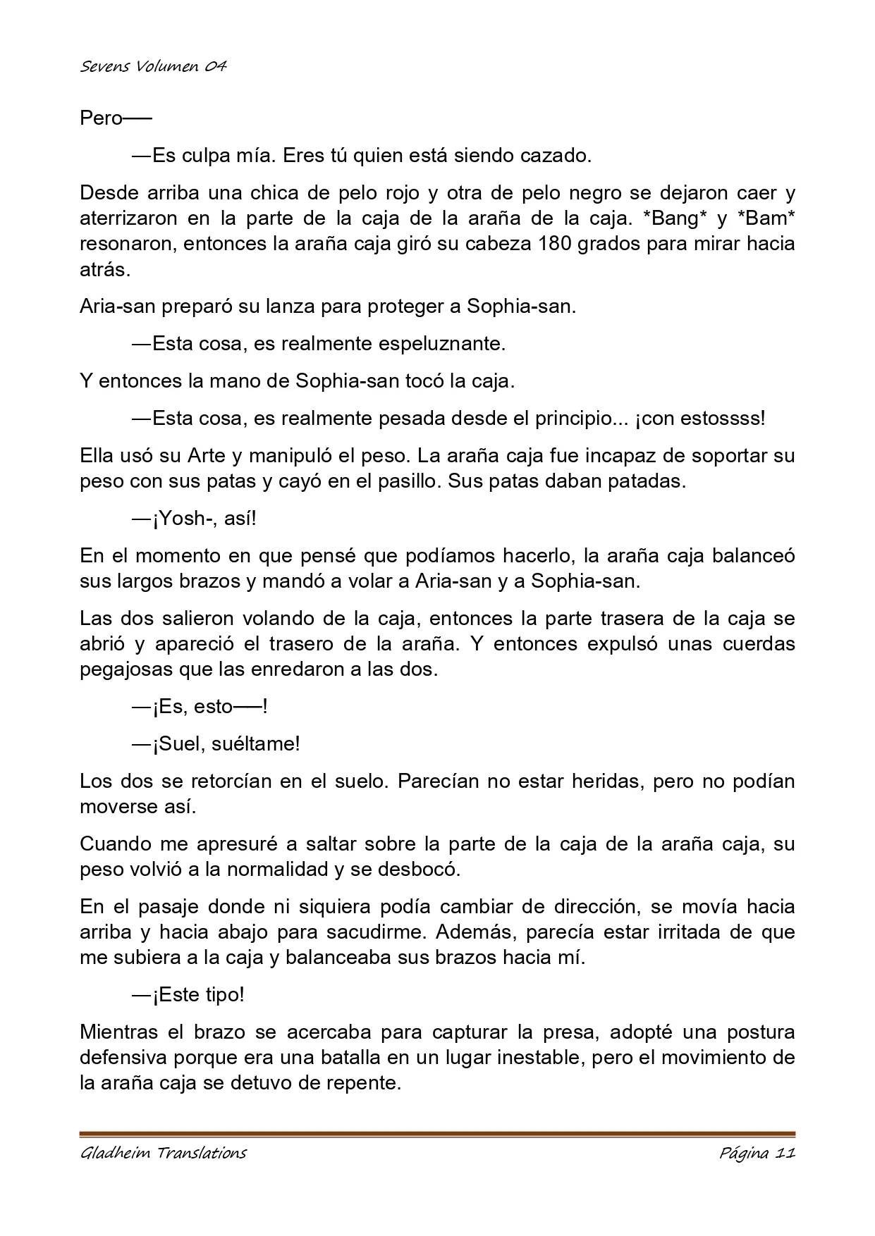 Página 11 del Manga