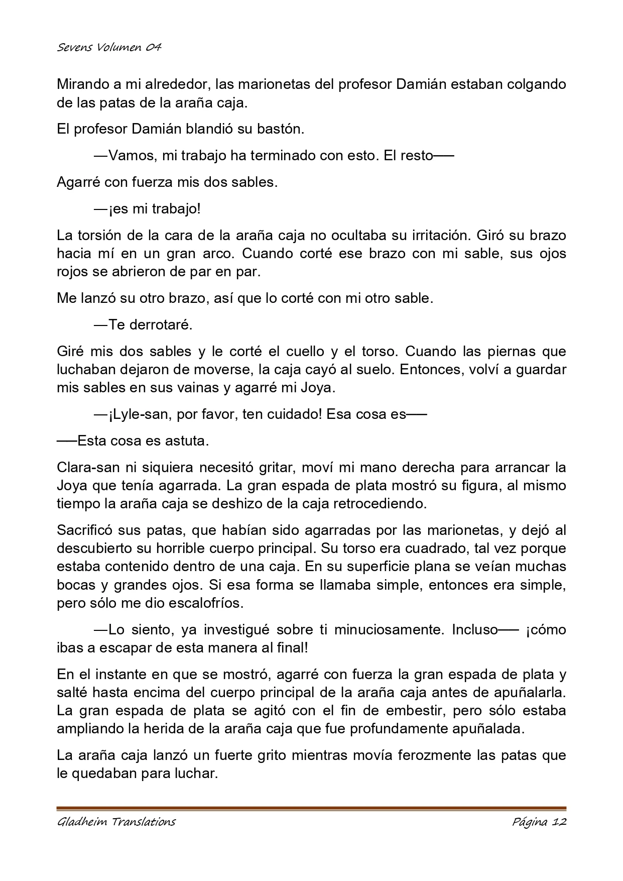 Página 12 del Manga