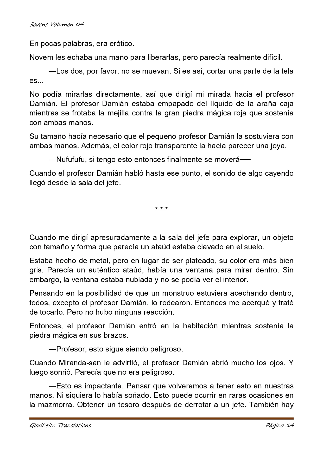 Página 14 del Manga