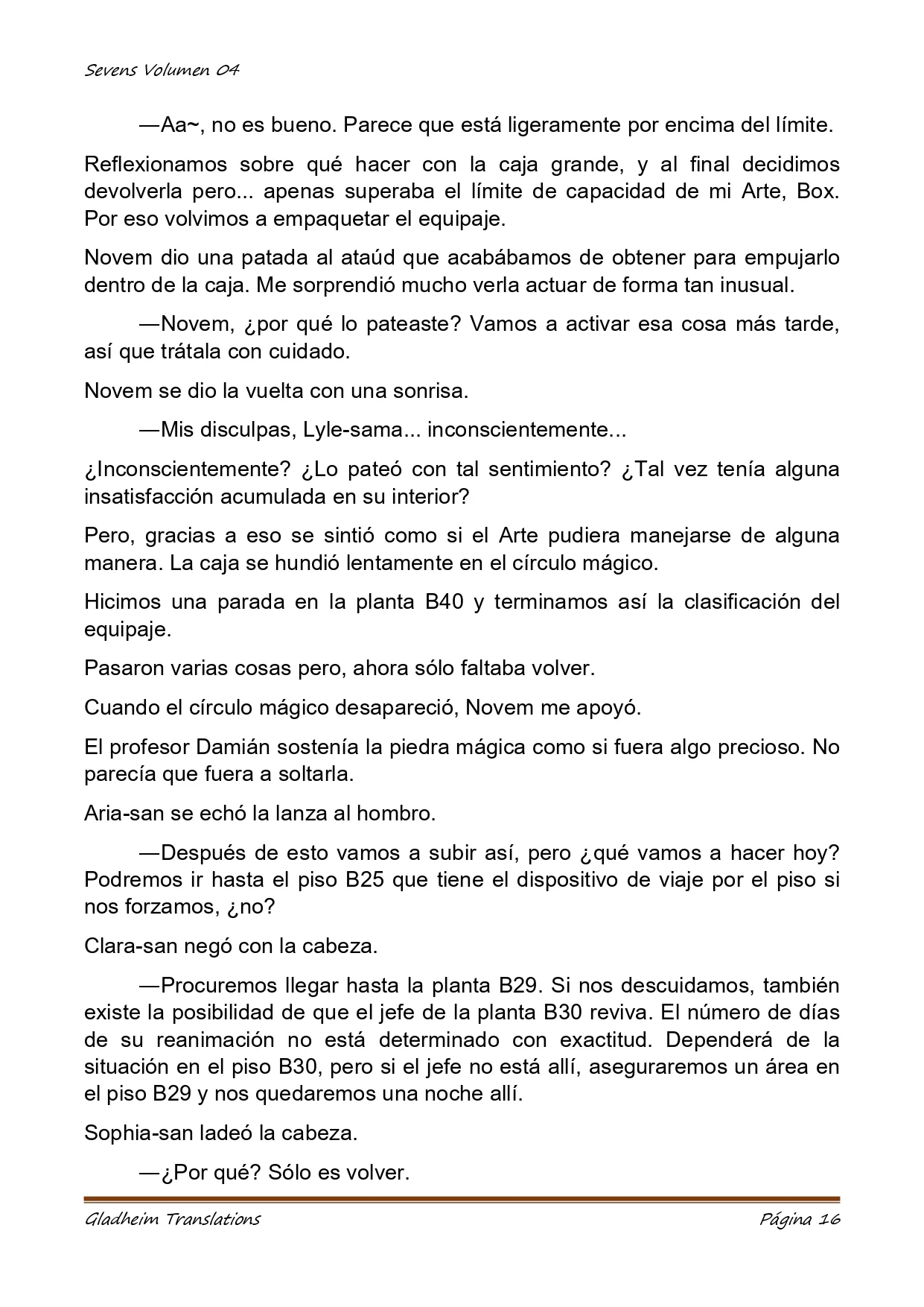 Página 16 del Manga