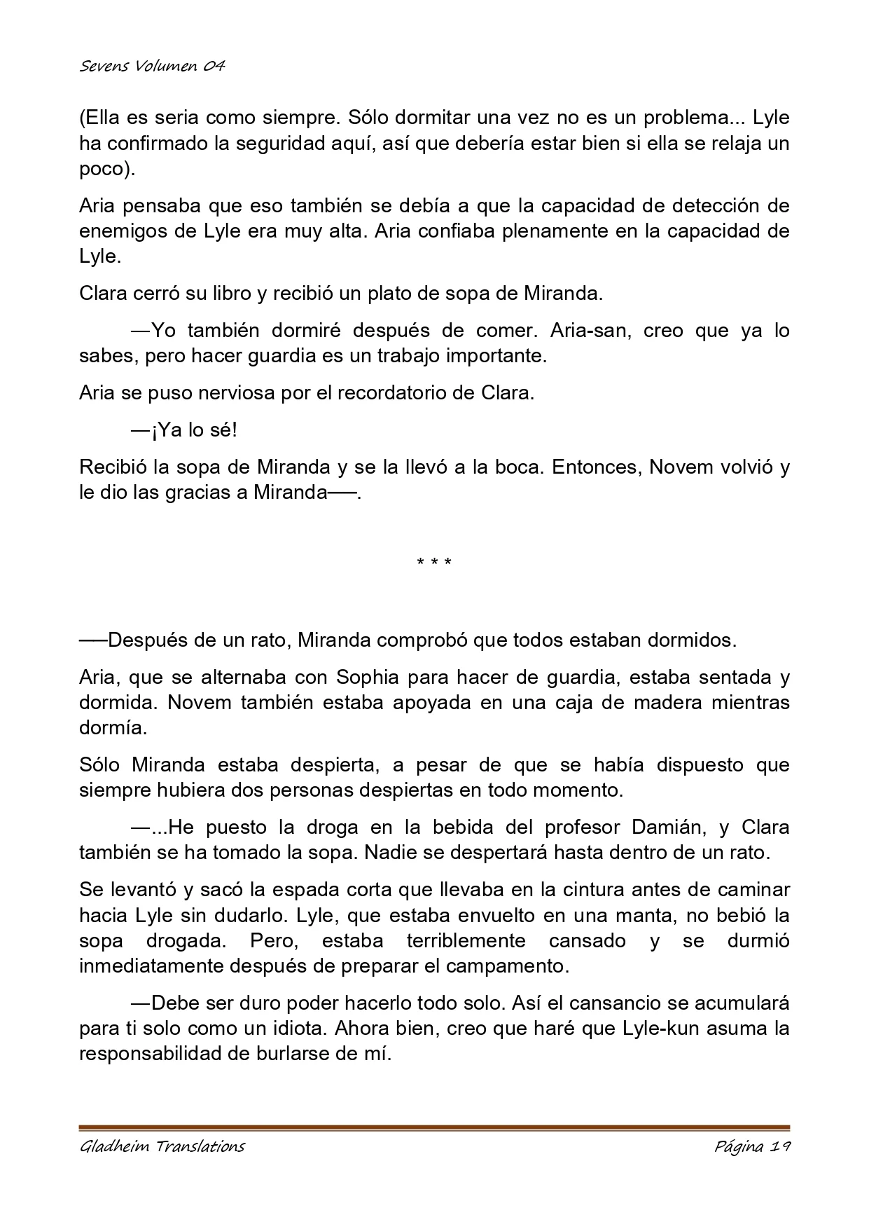 Página 19 del Manga