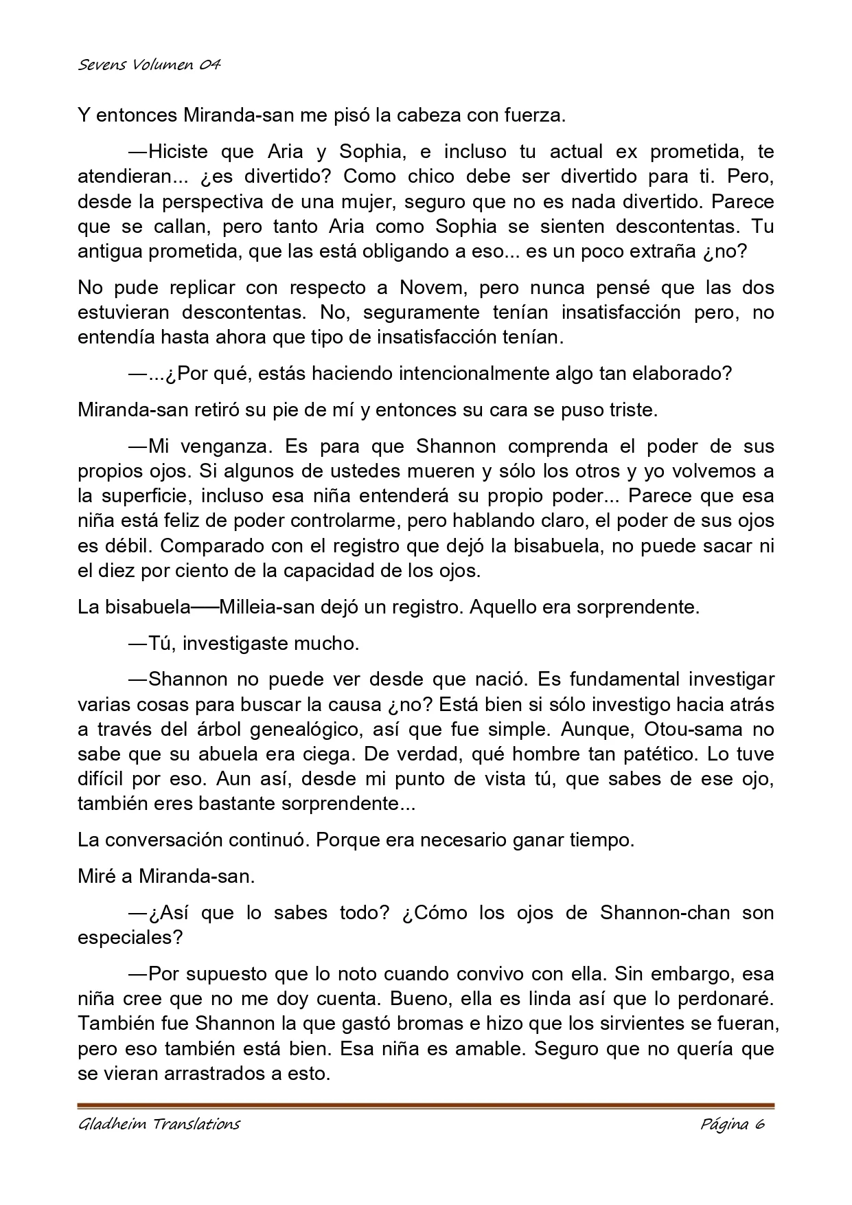 Página 6 del Manga
