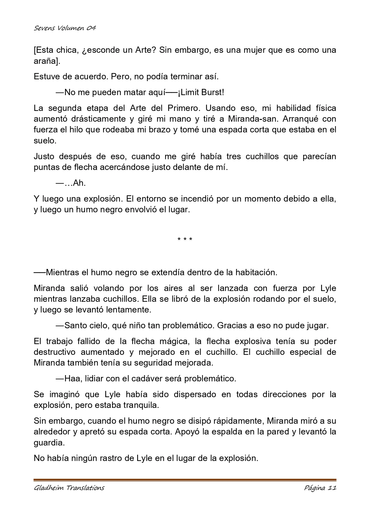 Página 11 del Manga