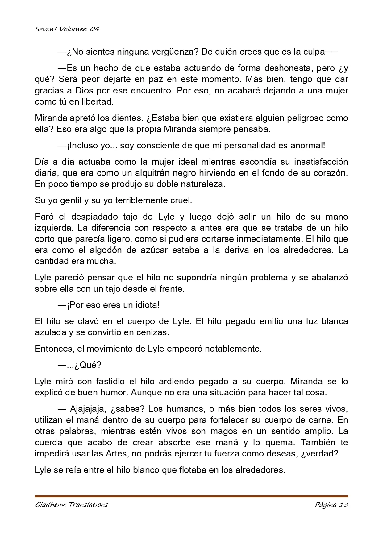 Página 13 del Manga