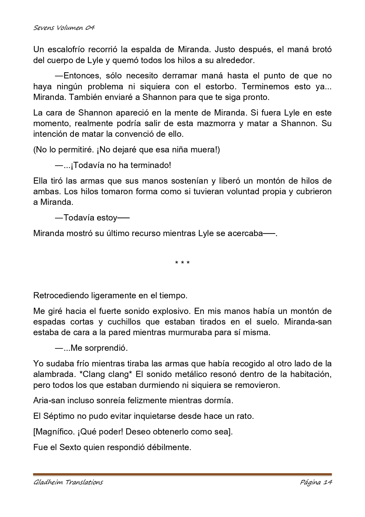 Página 14 del Manga