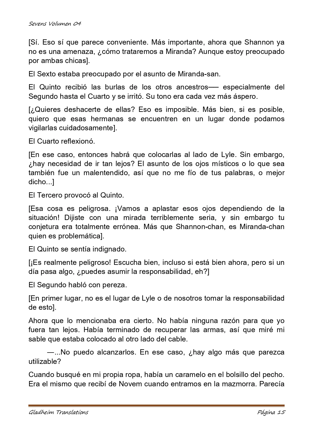 Página 15 del Manga