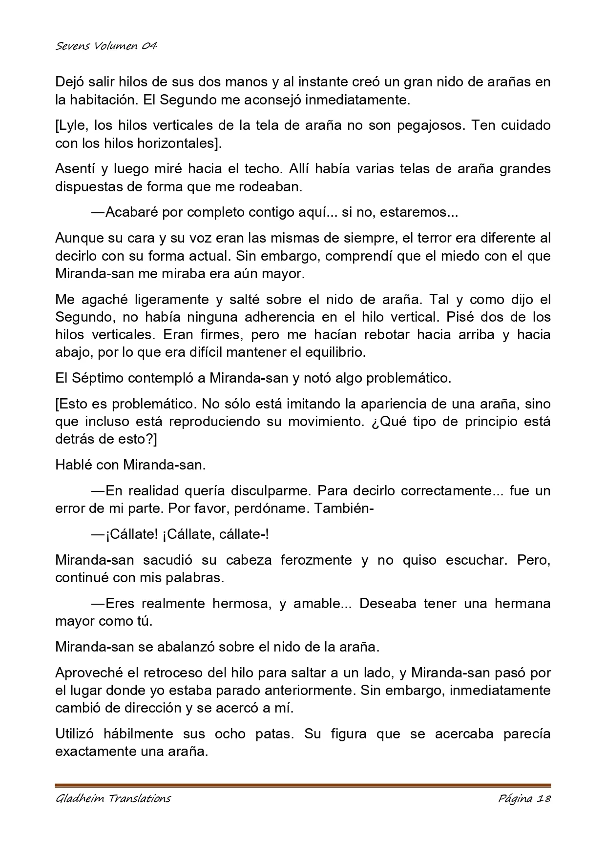 Página 18 del Manga