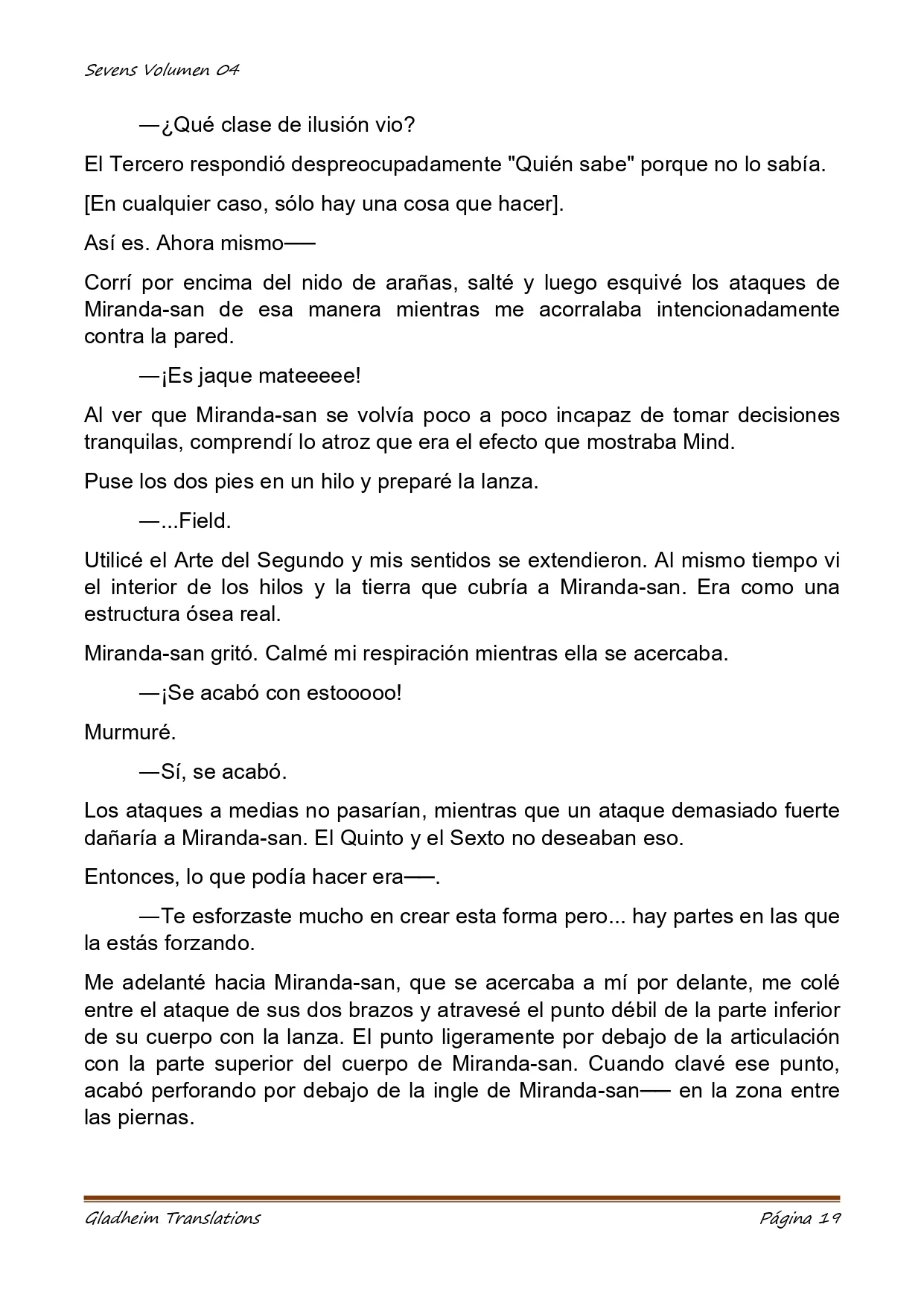 Página 19 del Manga