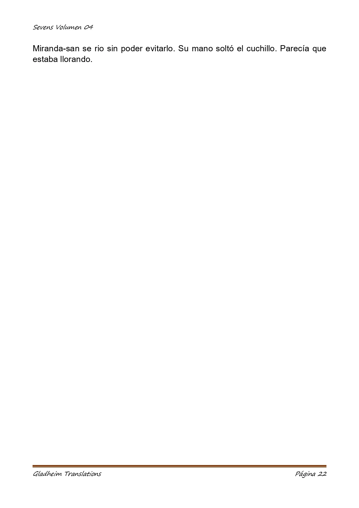 Página 22 del Manga