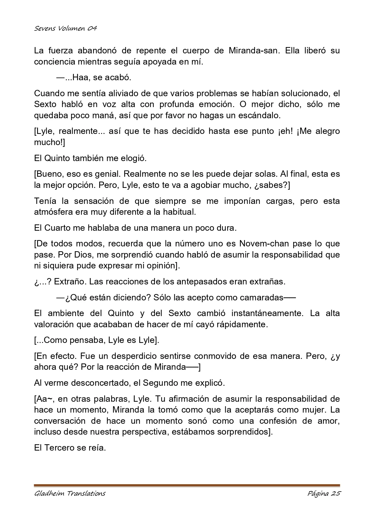 Página 25 del Manga