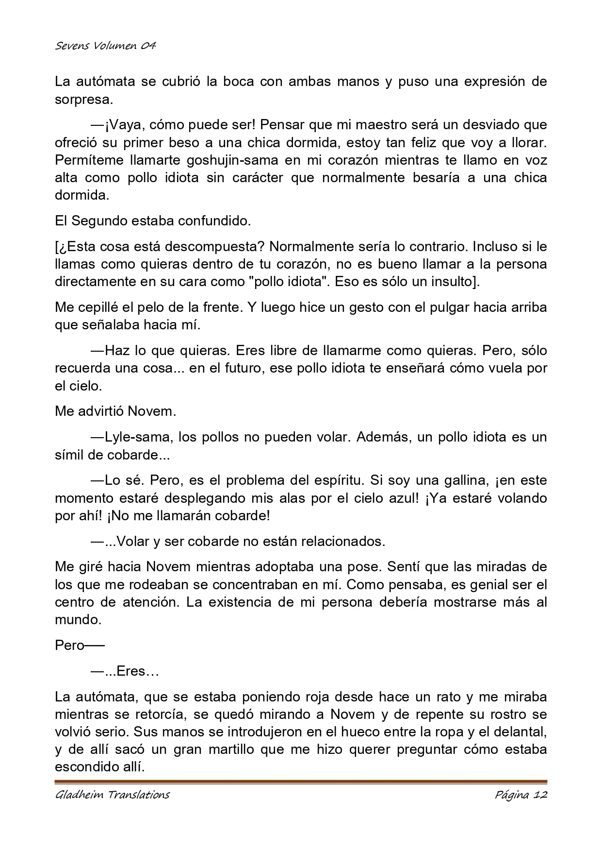 Página 12 del Manga