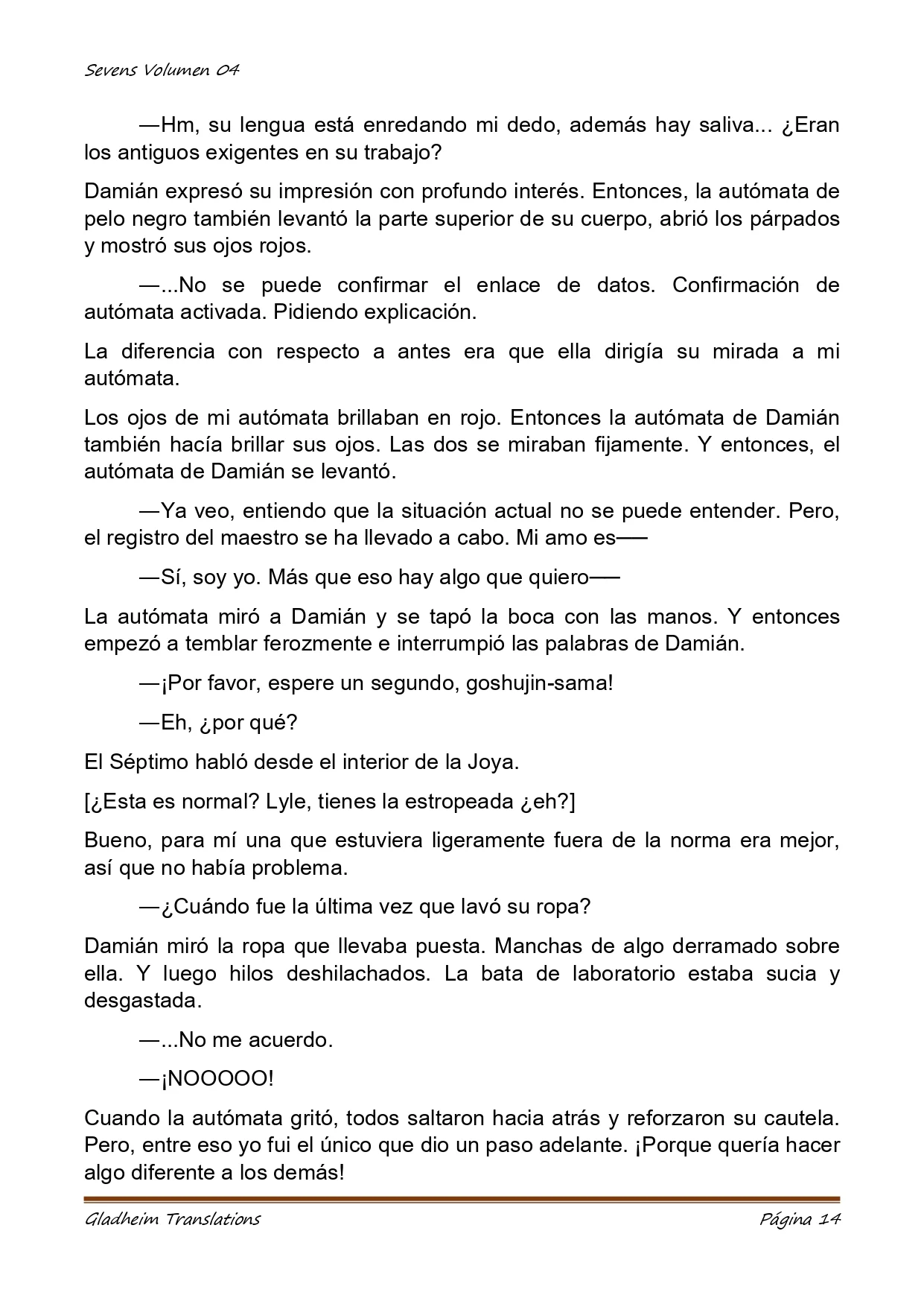 Página 14 del Manga