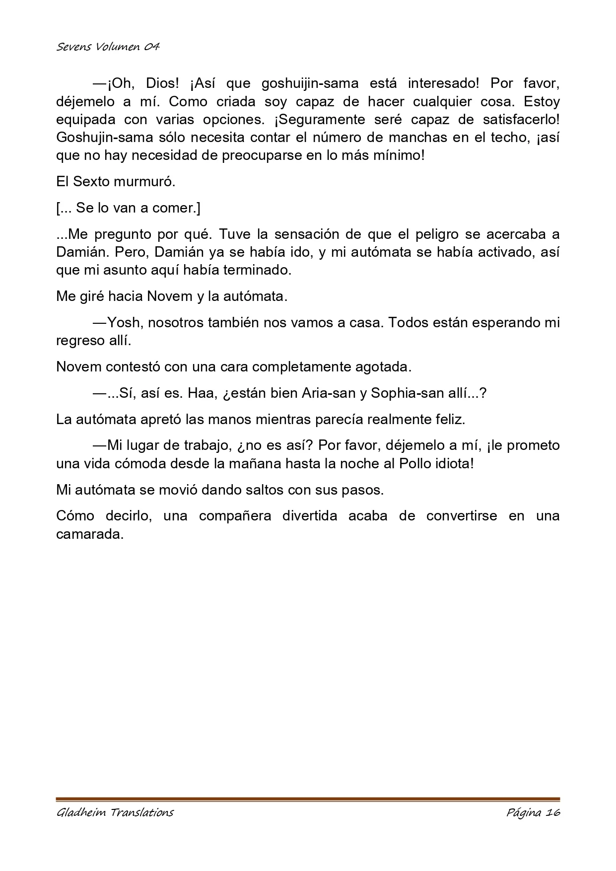 Página 16 del Manga