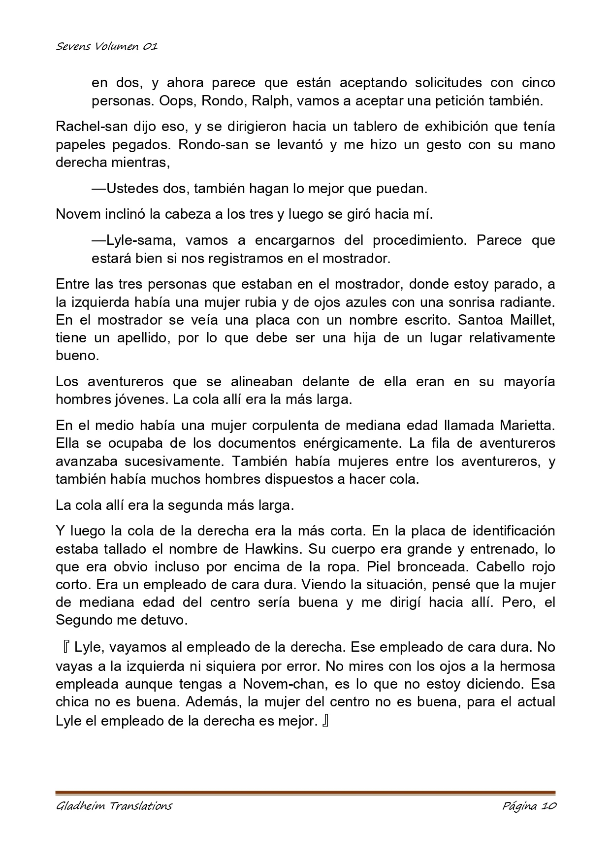 Página 10 del Manga