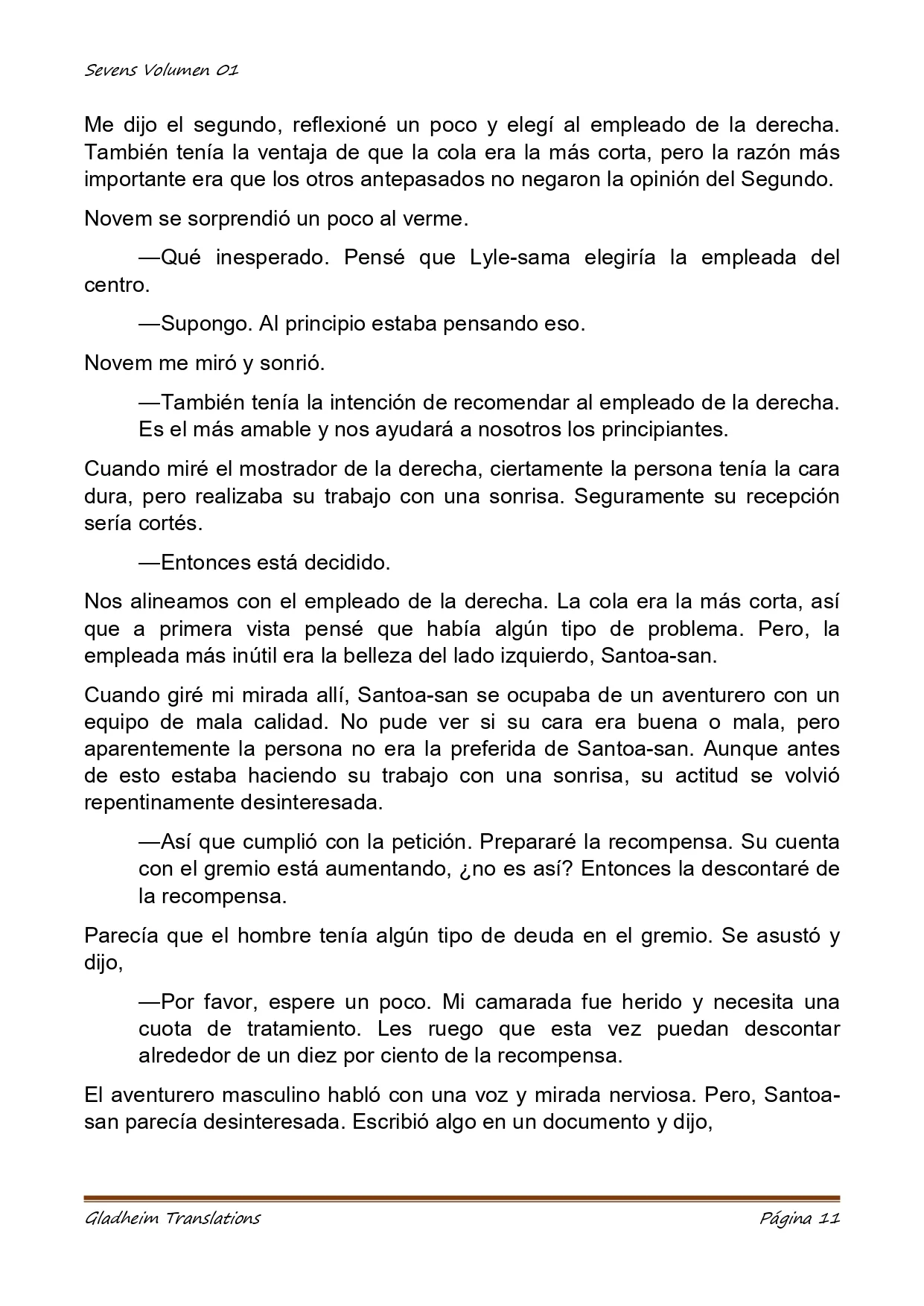 Página 11 del Manga