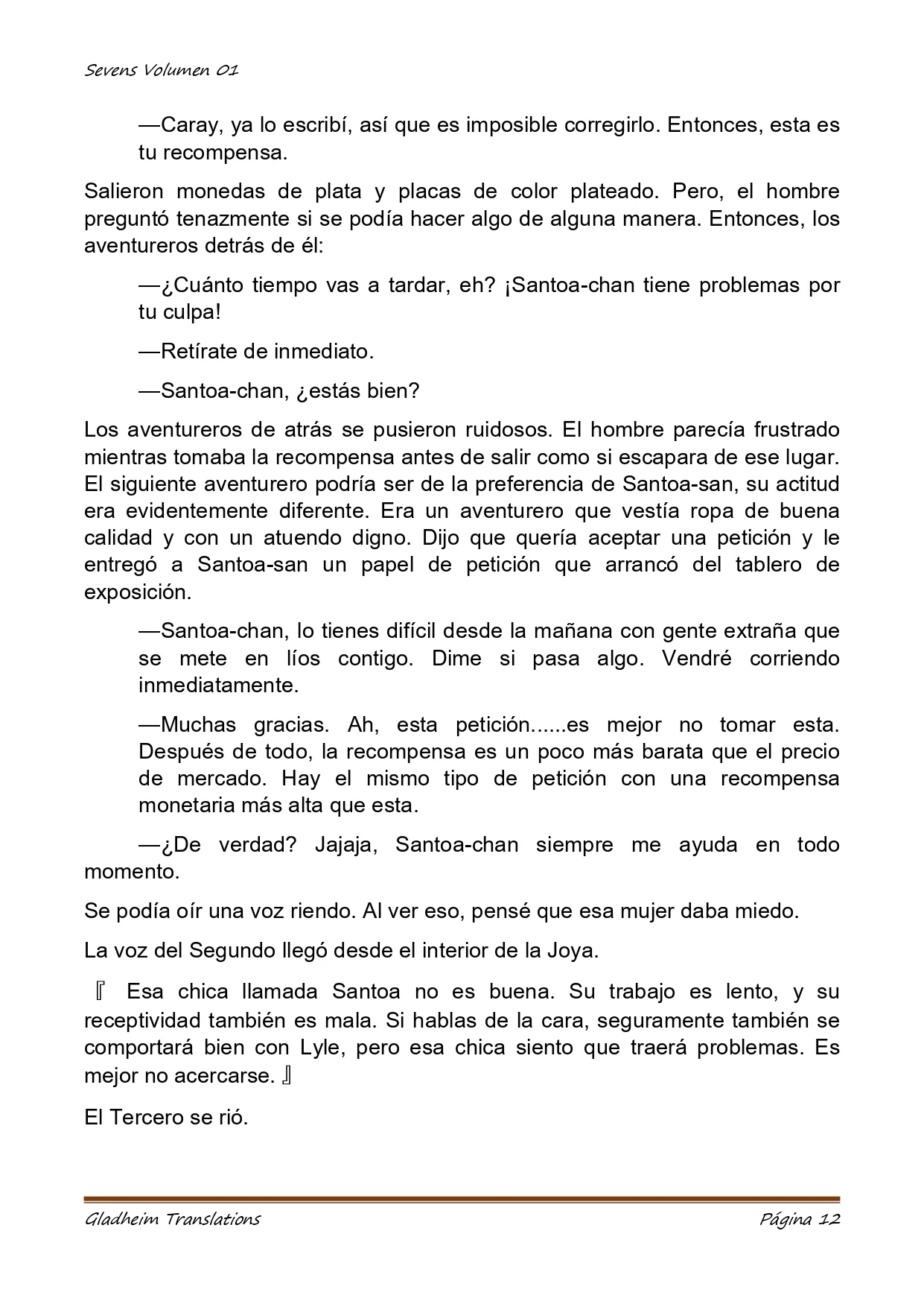 Página 12 del Manga